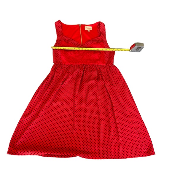 VINTAGE STYLE - Marilyn Monroe Label Red/Black Dot Dress Size Med - New no tags - Picture 4 of 9